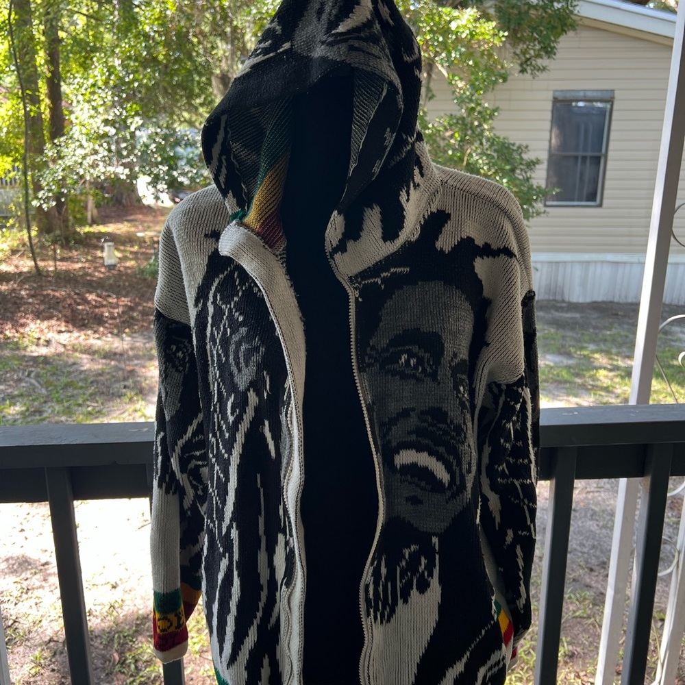 Bob Marley Hand Made Wool Sweater